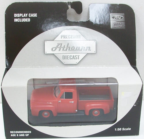 Athearn 90952 1:50 Diecast 1955 Ford F-100 Pickup Truck Red NIB