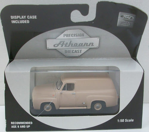 Athearn 90980 1:50 Diecast 1955 Ford F-100 Panel Truck in Tan Brown NIB