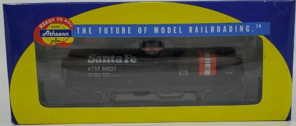 Athearn 7301 HO Scale Santa Fe Single Dome Tank Car #98027 LN/Box