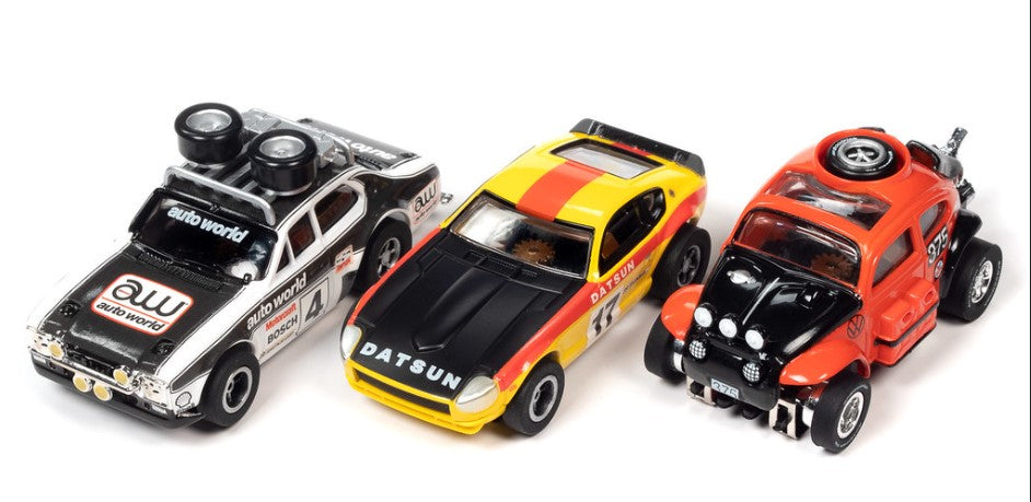 Auto World SC403 HO X-Traction Rally Series #3 Slot Car Assortment (Set of 12)