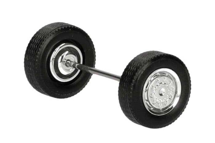 Herpa 54966 HO AWD Steering Wheelsets (Set of 8)
