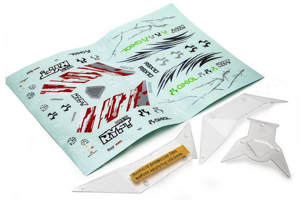 Axial AXI230032 Body Panel Set Clear for RBX10