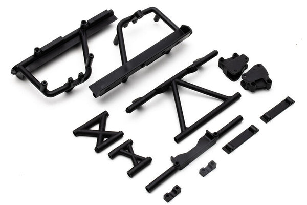 Axial AXI231034 Cage Supports, Battery Tray Black for RBX10
