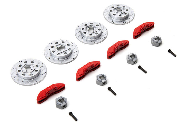 Axial AXI232045 Hex Rotor Caliper and Pin for RBX10 (Set of 4)
