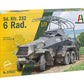 Italeri 97032 1:72 Sd. Kfz. 232 6 Rad. Military Vehicle Plastic Model Kit