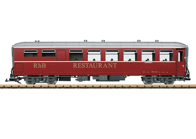 LGB 31528 G Rhaetian Railway RhB Era IV Dining Car