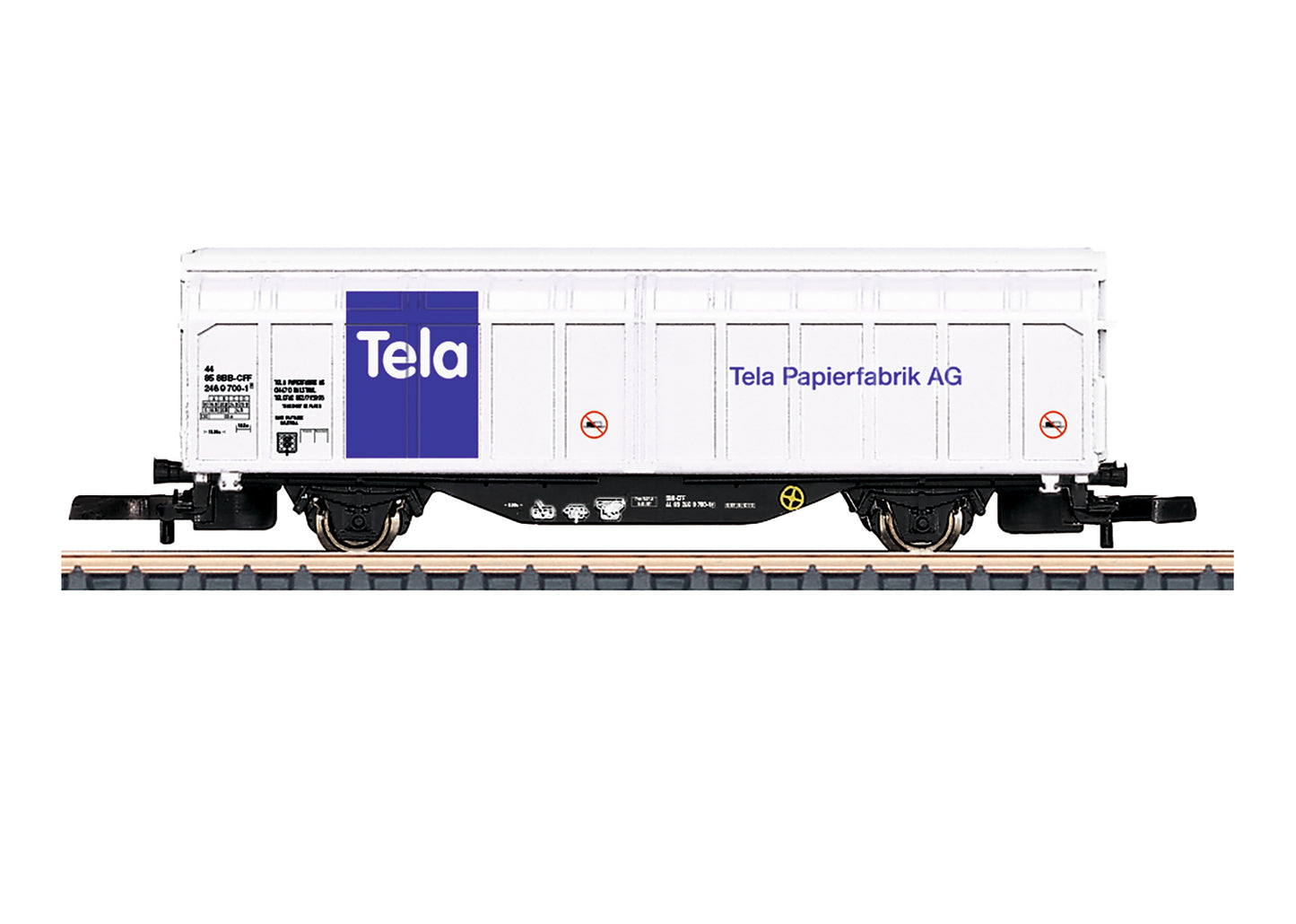 Marklin 82384 Z Swiss Federal Railway Type Hbbins Sliding Wall Boxcar