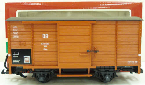 LGB 4035 G Deutsche Bahn Boxcar w/Plastic Wheels #187 LN/Box