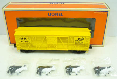 Lionel 6-17713 O Gauge Missouri-Kansas-Texas ACF 40-Ton Stock Car #47150 NIB