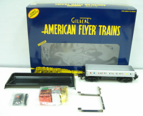 American Flyer 6-49025 S Gauge Christmas Dump Car W/Presents NIB