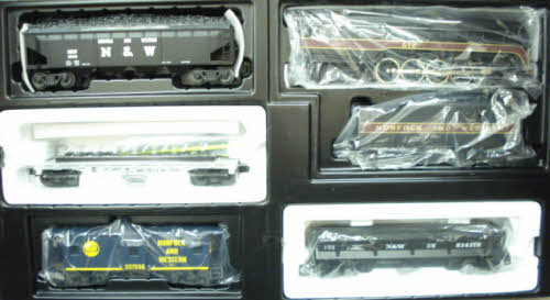 MTH 30-4058-1 Norfolk & Western 4-8-4 J O Gauge Steam Train Set with PS 2.0 MT/Box