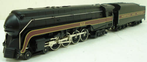 MTH 30-4058-1 Norfolk & Western 4-8-4 J O Gauge Steam Train Set with PS 2.0 MT/Box