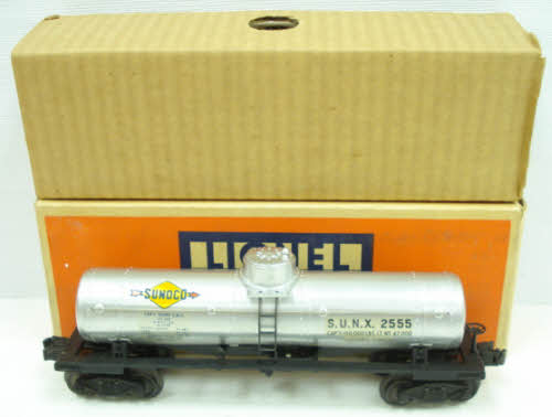 Lionel 2555 Vintage O Sunoco Single Dome Tank Car