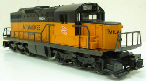 Lionel 6-8855 O Gauge Milwaukee Road SD-18 Powered Diesel Locomotive EX/Box