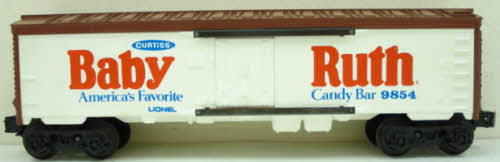 Lionel 6-9854 O Gauge Baby Ruth Billboard Reefer Car LN/Box