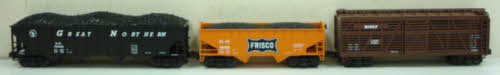 MTH 20-90021 O Burlington Northern Santa Fe Merger Series Freight Set (Set of 3) LN/Box