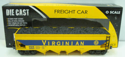 K-Line K623-44633 Virginian Diecast Hopper w/Load LN/Box
