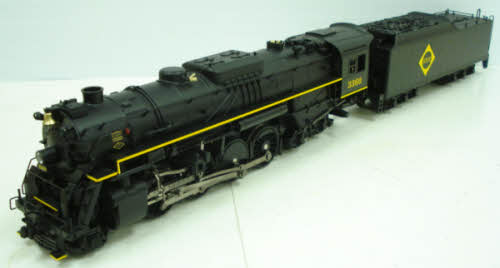 MTH 20-3065-1 O Gauge Erie Berkshire Steam Locomotive & Tender w/PS2 #3360 LN/Box