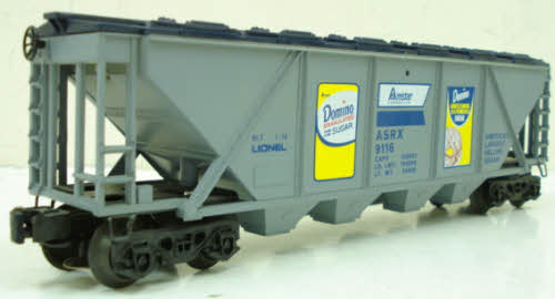 Lionel 6-9116 O Gauge Domino Sugar 4-Bay Hopper #9116 EX/Box
