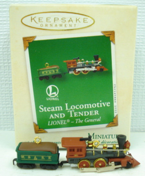 Hallmark QXM4366 Lionel The General Steam Locomotive & Tender Miniature