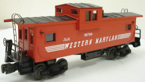Lionel 6-19704 O Gauge Western Maryland Extended Vision Caboose w/Smoke NIB