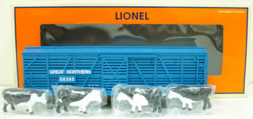 Lionel 6-17710 O Gauge Great Northern 40-Ton Stock Car #56385 LN/Box