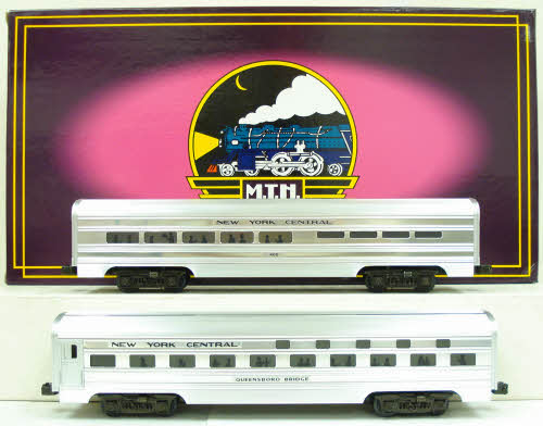MTH 20-6113 O NYC 60' Sleeper/Diner Aluminum Passenger Car Set (Set of 2) LN/Box