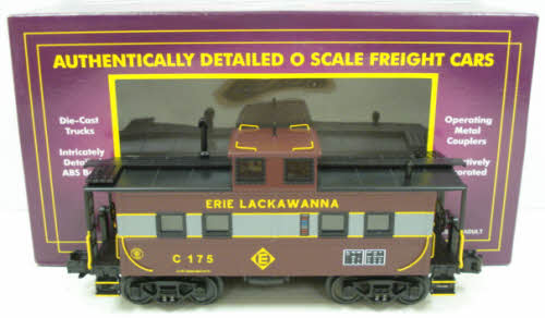 MTH 20-91204 O Gauge EL Center Cupola Steel Caboose LN/Box