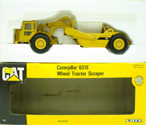 Ertl 2430 1:50 Mighty Movers Replica Caterpillar 631E Wheel Tractor Scraper