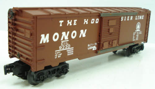 Lionel 6-9230 O Gauge Monon "The Hoosier Line" Boxcar NIB
