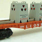 Lionel 6-9234 O Gauge Lionel Radioactive Waste Car w/Waste Containers LN