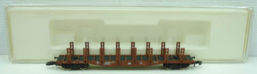 Marklin 8655 Z DB Flatcar with Stakes LN/Box