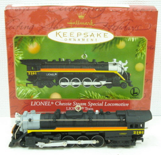 Hallmark QX6092 Lionel Chessie Steam Special Locomotive Christmas Ornament