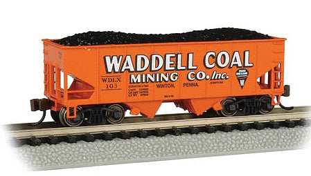 Bachmann 19515 HO Waddell Coal 55-Ton 2-Bay USRA Outside Braced Hopper #101