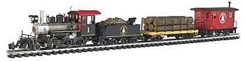 Bachmann 90122 North Woods Logger G Gauge Steam Starter Train Set