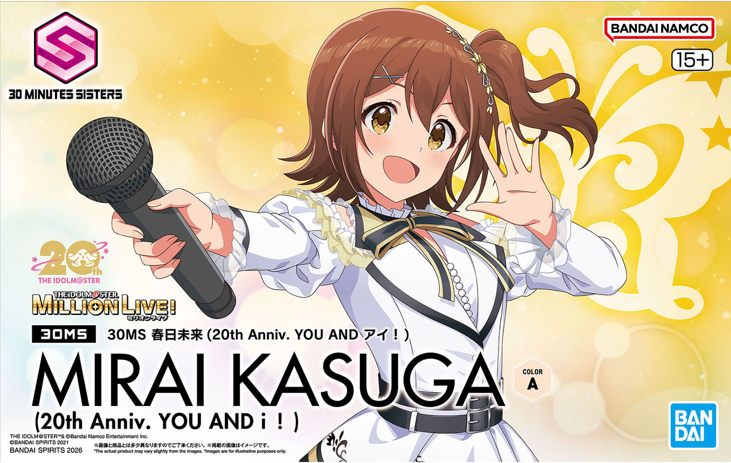 Bandai 2773848 30MS The iDOLM@STER Million Live! Mirai Kasuga Color A Model Kit