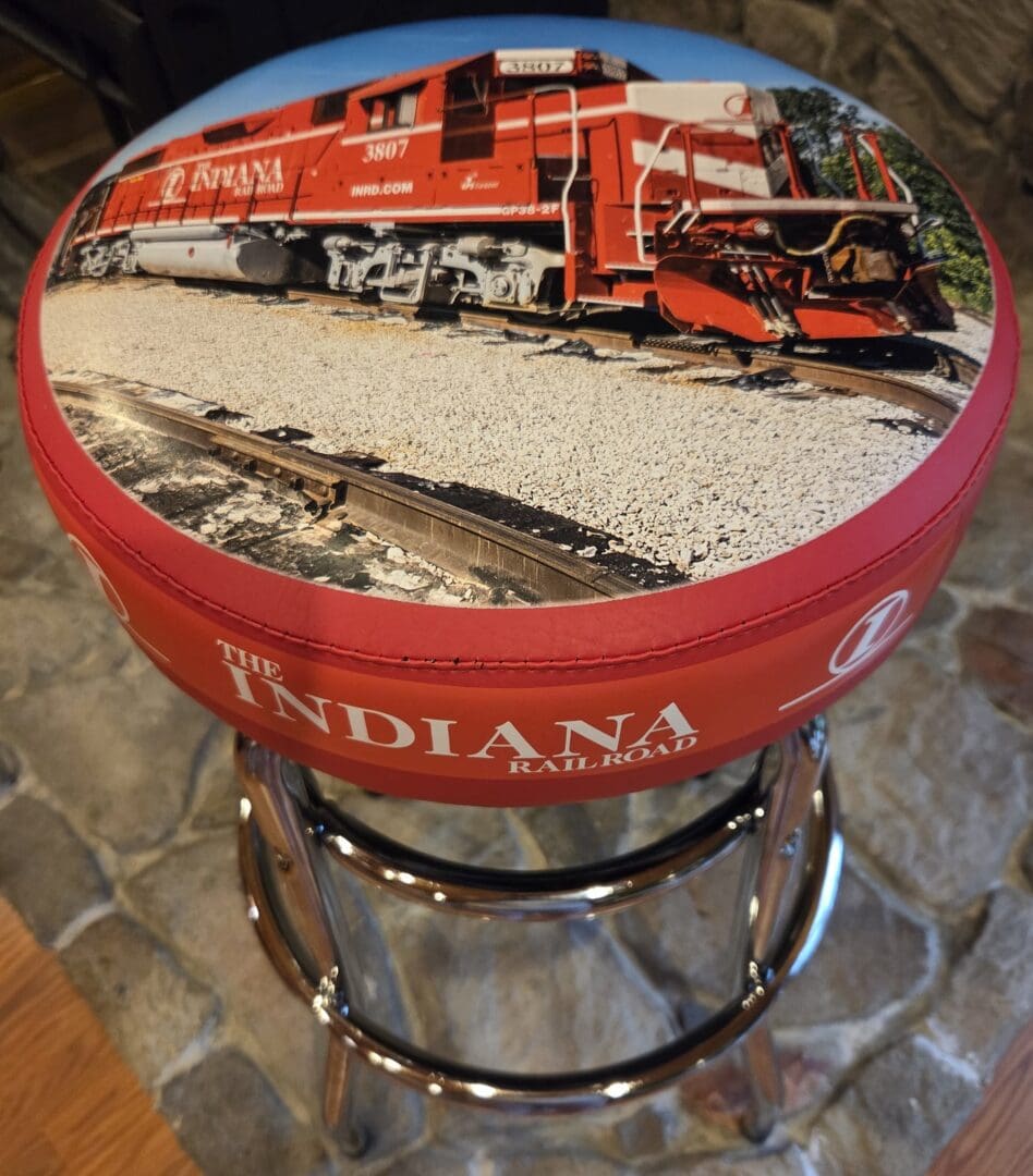 RMT by Design R-099-105 Indiana Railroad #3807 Bar Stool