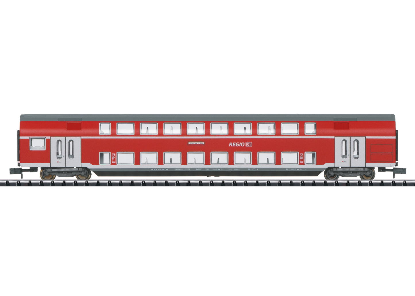 Minitrix 18056 N German Railroad Inc. DBz Hobby Double-Deck Coach