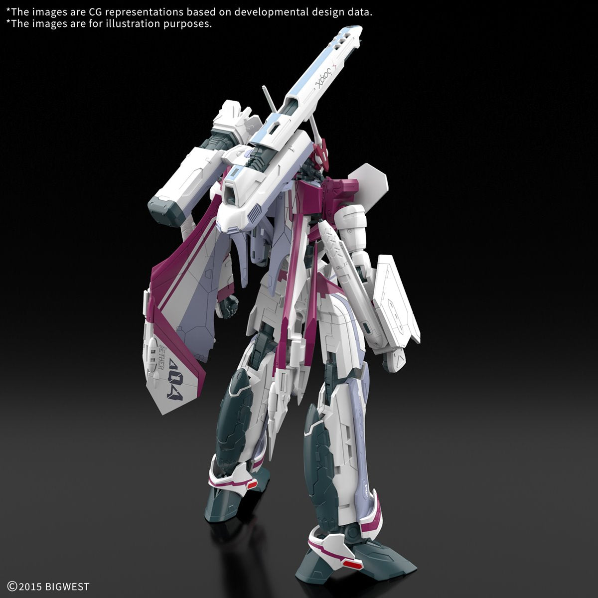 Bandai 2826481 1:100 HG Macross Delta VF-31C Siegfried Plastic Model Kit