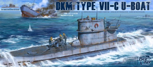 Border Model BS-001 1:35 DKM Type VII-C U-Boat Plastic Model Kit