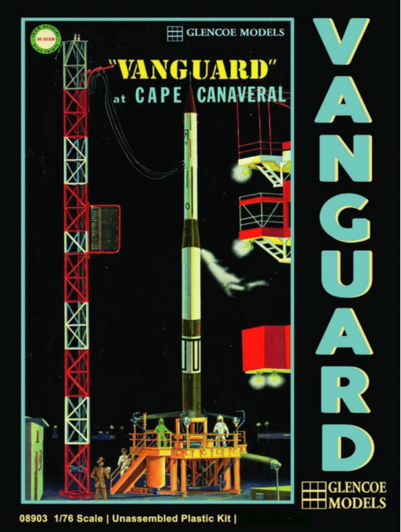 Glencoe 08903 1:76 Vanguard at Cape Canaveral Plastic Model Kit
