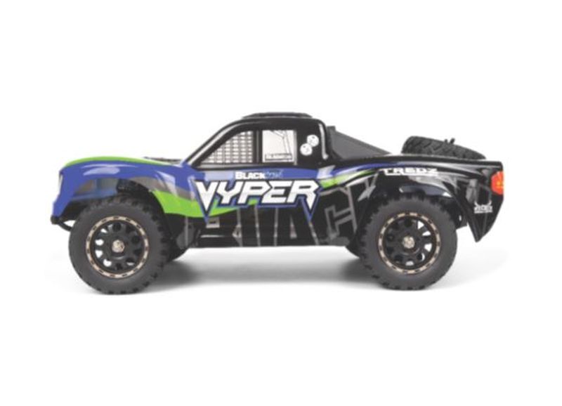 BlackZon 540274 1:16 Blue/Green Vyper SC 4WD Electric