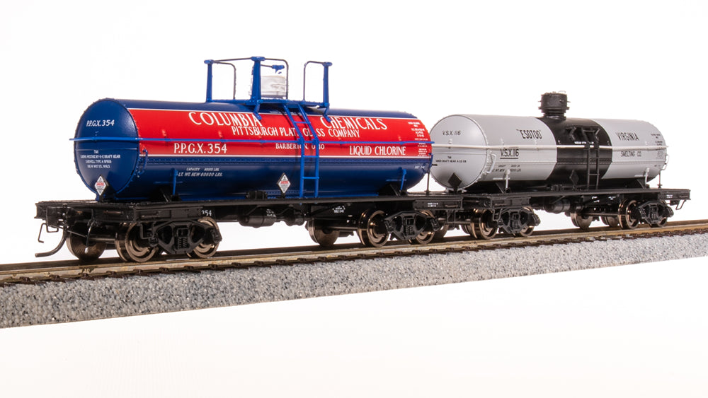 Broadway Limited 7661 HO PPGX/VSX 1940s Scheme 6000 Gallon Tank Car (Set of 2)