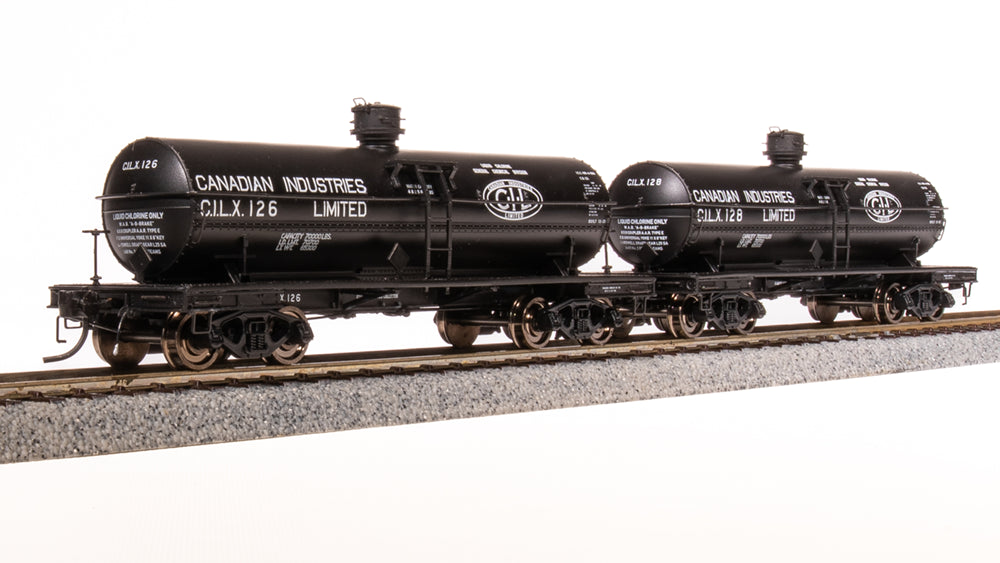Broadway Limited 7672 HO Canadian Industries 6000 Gallon Tank Car (Pack of 2)