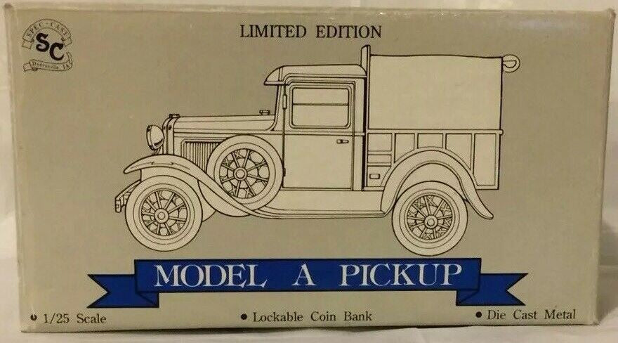 Liberty Classic 2529 1:25 Ford Model A Pickup Die Cast Bank