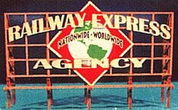Bar Mills 91201 HO Scale Railway Express Laser Cut Billboard Kit