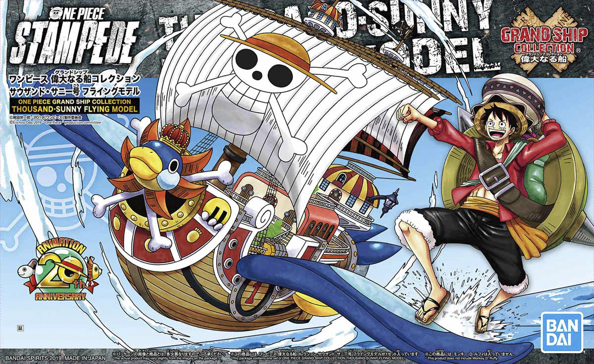 Bandai 2475308 One Piece Grand Ship Collection Thousand Sunny Flying Model Kit