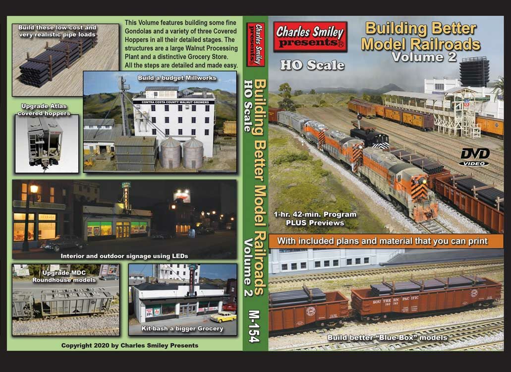 Charles Smiley Videos 154 Building Better Model Railroads Volume 2 DVD