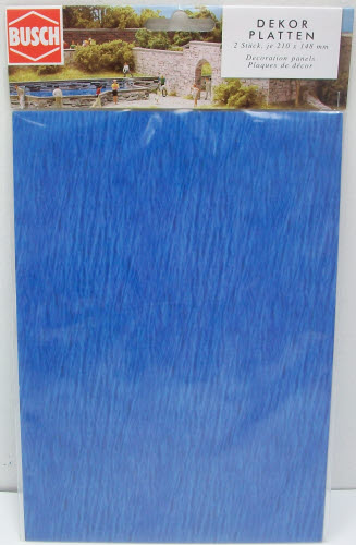 Busch 7426 Water Sheet Decoration Panels HO Scale