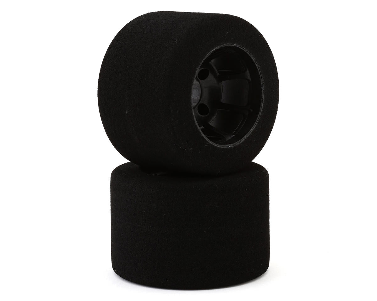Johns Bsr Racing D4021 1:10 Black 4-Bolt Pre-Mounted Drag Racing Tires